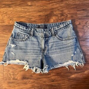 Hollister Women's Distressed Blue Jean Shorts